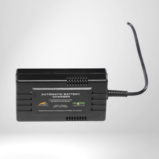 Powakaddy Batterie Ladegerät mit Anderson-Stecker für E-Trolley, schwarz, Produktfoto