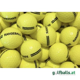 Driving Range Bälle Gelb / Yellow 90er Kompression