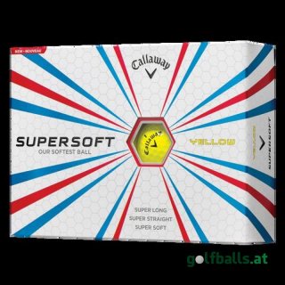 Callaway SUPERSOFT Gelb Golfbälle| Neu