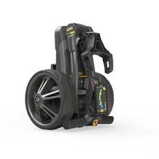 Zusammengeklappter elektrischer Golf Trolley mit GPS, große Räder, modernes Design