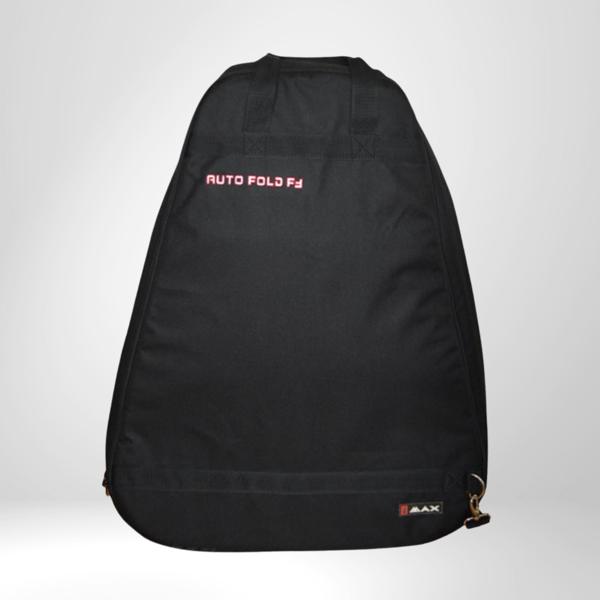 Schwarze Transporttasche für Golf-Trolley, Aufschrift Auto Fold F4, robustes Material