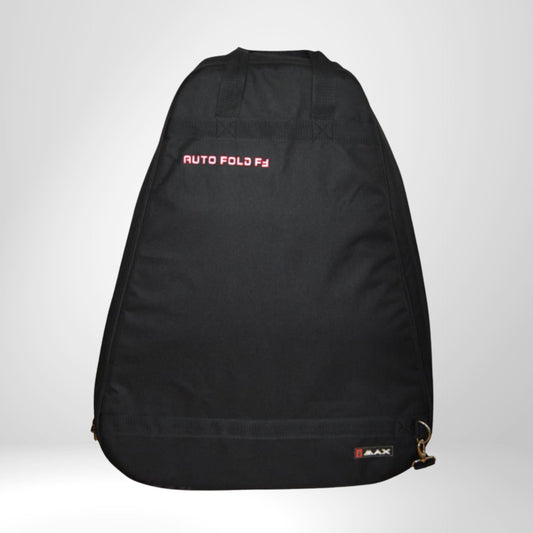 Schwarze Transporttasche für Golf-Trolley, Aufschrift Auto Fold F4, robustes Material