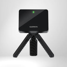 Garmin Approach R10 Launch Monitor auf Stativ, modernes Golf Zubehör für Indoor und Outdoor Nutzung
