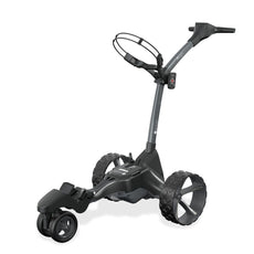 Moderner elektrischer Golf Trolley mit drei Rädern, ideal für Golftasche und Zubehör