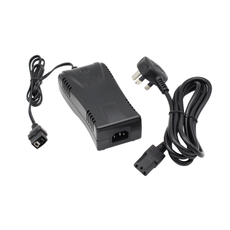 Schwarzes Golf Trolley Ladegerät mit Netzkabel, Zubehör für E-Trolley Golfwagen