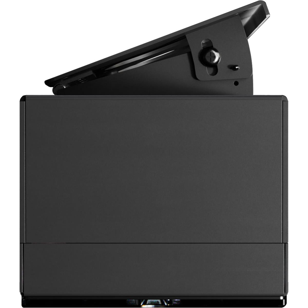 Golf Launch Monitor Indoor Golf Simulator, schwarze Box mit Sensor, Seitenansicht