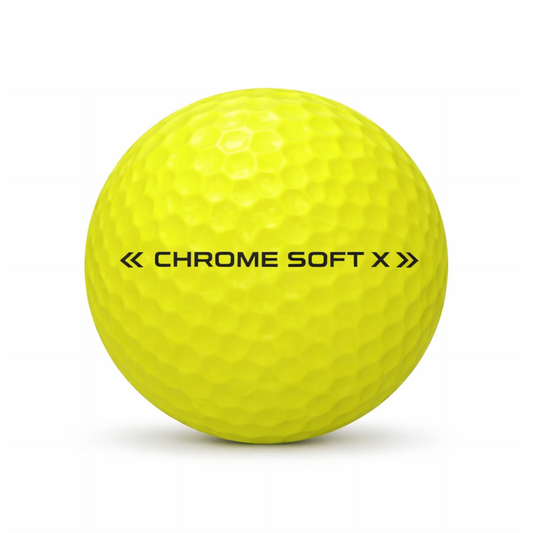 25 Callaway Chrome Soft Triple Track Mix Yellow | AAAA