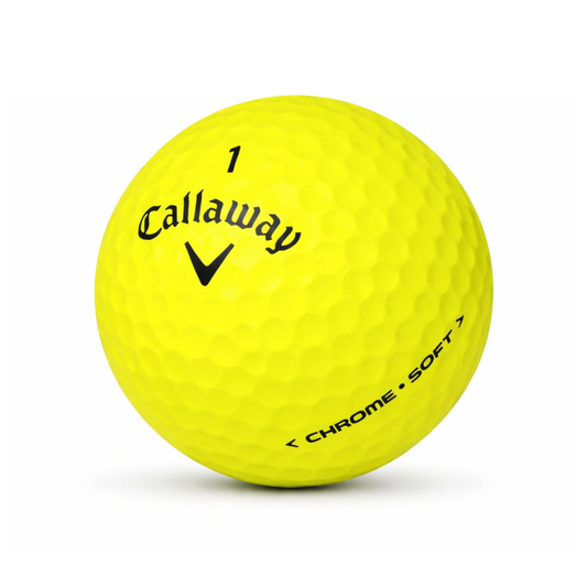 25 Callaway Chrome Soft Yellow | AAAA/AAA