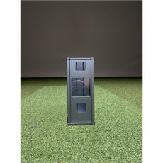 Schwarzer Golfsimulator-Sensor auf Kunstrasen, Golf Indoor Zubehör