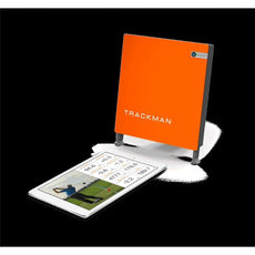 TrackMan 4 Golf Launch Monitor mit iPad, Golfsimulator, Schwunganalyse, Outdoor-Aufnahme