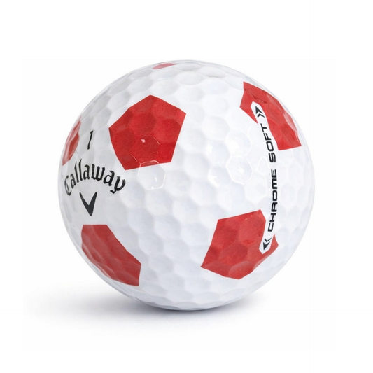 25 Callaway Truvis Red Chrome Soft | AAAA