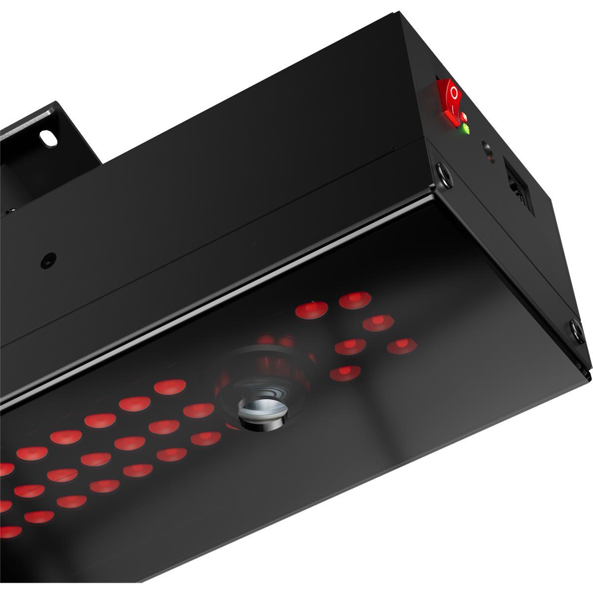 Golf Simulator Kamera mit roten LEDs und Sensortechnik für Indoor Golf