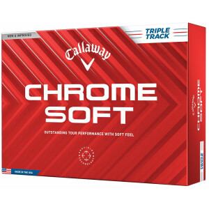 Callaway HEX Chrome SOFT 2022 - NEU 12 Bälle Triple...