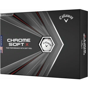 Callaway Chrome Soft X Golfb&auml;lle Wei&szlig;...