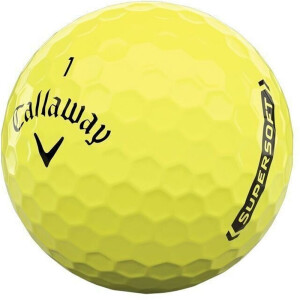 Callaway Supersoft Gelb - Neu inkl. Logo Druck