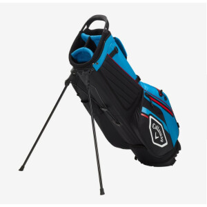 Callaway Chev Dry Stand Bag - Black/Cyan/Fire