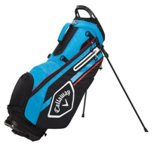 Callaway Chev Stand Bag 2021 - Black/Cyan/Fire