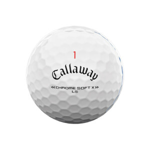 Callaway Chromesoft X LS Triple Track Weiß 2022 | NEU 12 Bälle