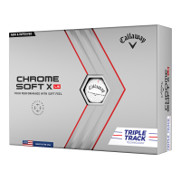 Callaway Chromesoft X LS Triple Track Weiß 2022 | NEU 12 Bälle