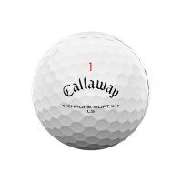 Callaway Chromesoft X LS Triple Track Weiß 2022 | NEU 12 Bälle