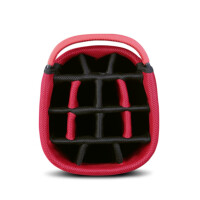 Big Max Dri Lite Hybrid 2 Stand Bag Charcoal-Black-Red