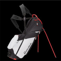 Taylormade Flextech Lite Stand Bag - Cool Grey Black Red