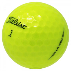 25 Titleist Pro V1 Yellow | AAAAA/AAAA