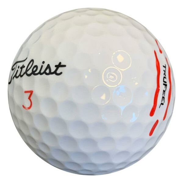 25 Titleist TruFeel White | AAAAA