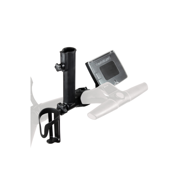 Motocaddy Zubehörpaket (GPS/Smartphonehalter, Score-, Schirm- & Getränkehalter)