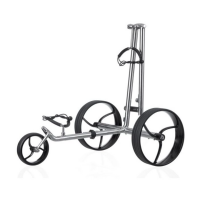 GALAXY Edelstahl Elektro Golf Trolley - Lithium mit Zubehör