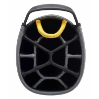 Dri Tech Waterproof Cartbag Black /Gun Metal/ Yellow