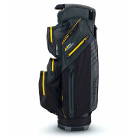 Powakaddy Dri Tech Waterproof Cartbag Black /Gun Metal/ Yellow