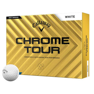Callaway Chrome Tour Weiß - NEU 12 Bälle