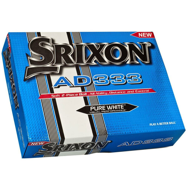 Srixon AD333 Weiss / White Neu - mit Logo 4 farbig
