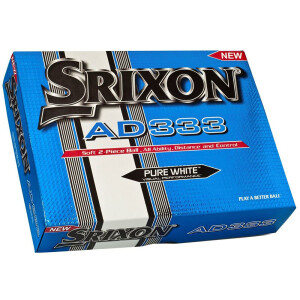 Srixon AD333 Weiss / White Neu - mit Logo 4 farbig