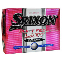 Srixon Soft Feel Lady / Weiss  Neu - mit Logo 4 farbig