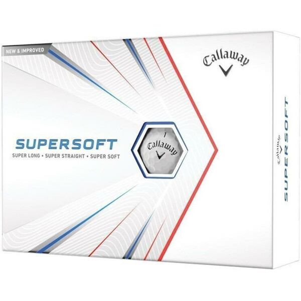 Callaway Supersoft Weiß - Neu inkl. Logo Druck