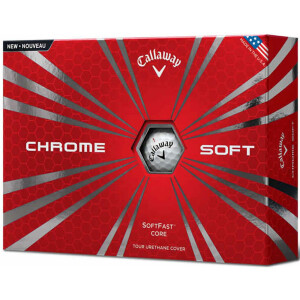 Callaway Chrome Soft Wei&szlig; - Neu inkl. Logo Druck