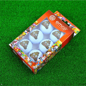 Emoji Golfball 6er Set