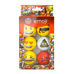 Emoji Golfball 6er Set