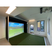 GSK ELITE SMALL SIZE Golf Simulator Enclosure Box 350 x 265  x 150 cm ALU Frame