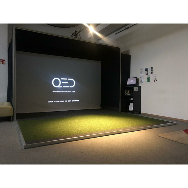 GSK ELITE HOME SIZE Golf Simulator Enclosure Box 300 x...